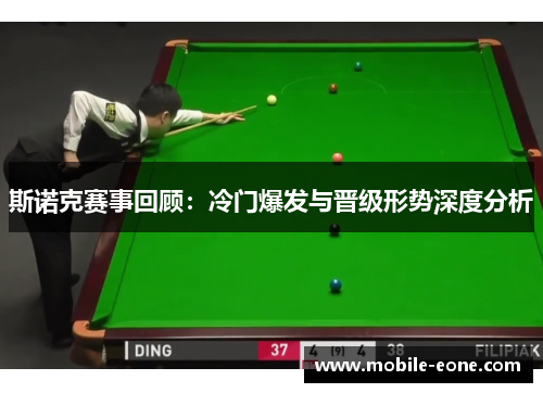 斯诺克赛事回顾:冷门爆发与晋级形势深度分析 斯诺克赛事回顾:冷门爆发与晋级形势深度分析